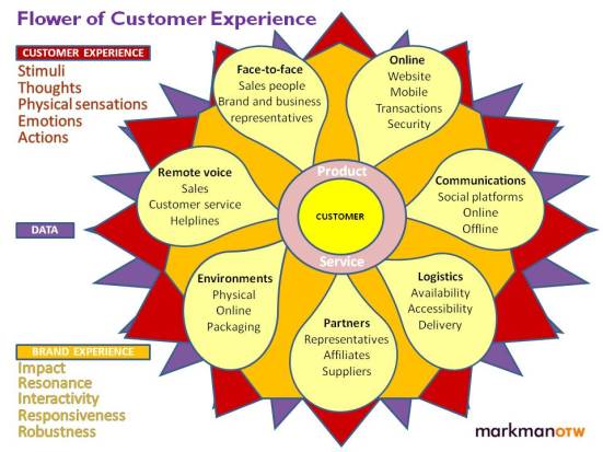 Flower of Customer Experience