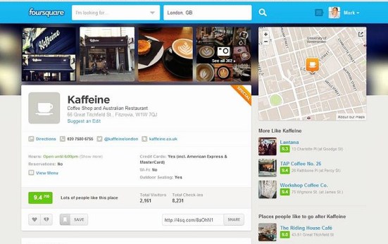 KaffeineFoursquare
